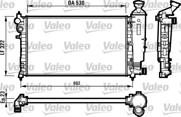 Hladnjak, hlađenje motora VALEO 731526