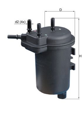 Filter za gorivo KNECHT KL 432