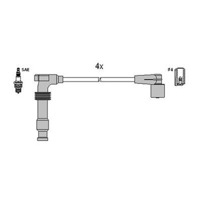 Komplet kablova za paljenje HITACHI 134121