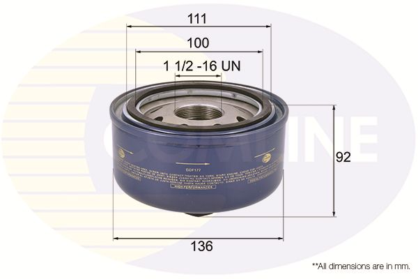 Filter za ulje COMLINE EOF177