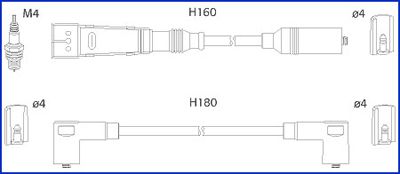 Komplet kablova za paljenje HITACHI 134705