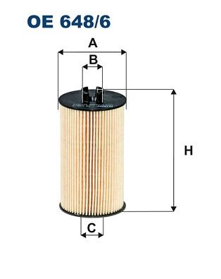 Filter za ulje FILTRON OE 648/6
